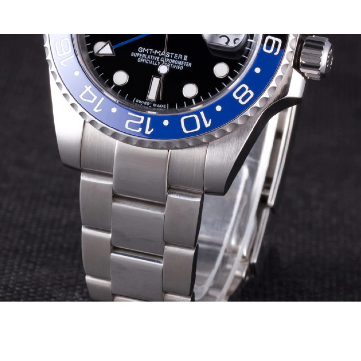 Aaa replica II GMT BLACK BEZEL 621393 rl431 Rolex 2013 MASTER BLUE 0619
